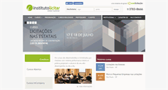 Desktop Screenshot of institutolicitar.com.br
